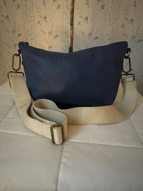 Madewell Navy Leather Crossbody